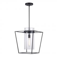 Trans Globe 11390 BK - 1LT PENDANT-12" WIDE CAGE-BK