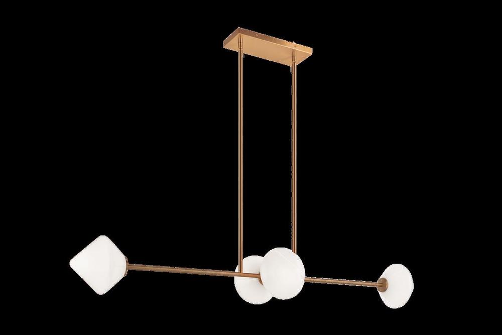 Novo Aged Gold Brass Pendant