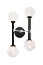 Matteo Lighting W75304BKCL - Stellar Wall Sconce