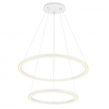 CWI Lighting 7112P24-103 - Chalice Integrated LED 24in White Chandelier