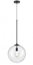 Avenue Lighting HF4201-BK - Delilah 1 Light Pendant