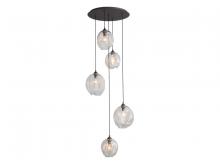 Avenue Lighting HF8145-DBZ-CL - Sonoma Ave. Collection 5 Light Pendant Cluster