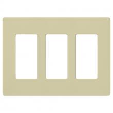 Lutron Electronics SC-3-SA - SATIN WALLPLATE 3G SA