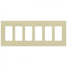 Lutron Electronics SC-6-SA - SATIN WALLPLATE 6G SA