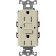 Lutron Electronics SCR-15-GFST-CY - SATIN 15A GFCI REC CY