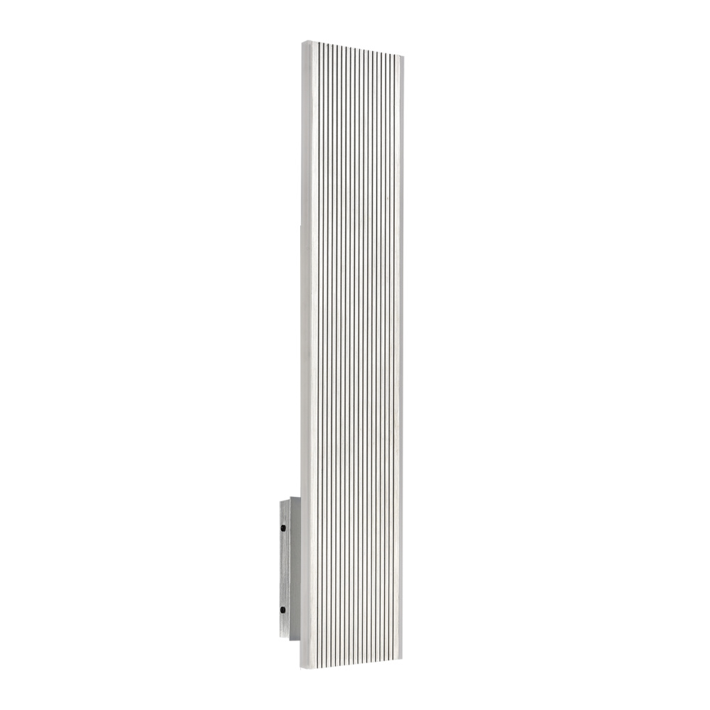 Oluk 24" Sleek Designer LED Wall Sconce in Brushed Aluminum