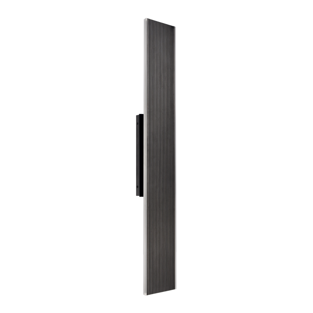 Oluk 35" Sleek Designer LED Wall Sconce in Matte Black