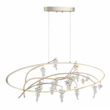 ZEEV Lighting CD10290-LED-SL-AG - Orchard 48" LED Organic Crystal Chandelier in Antique Gold