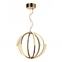 ZEEV Lighting CD10348-LED-AGB - Moonlight 22" LED Geo Sphere Chandelier in Aged Brass
