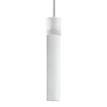 ZEEV Lighting P11706-E26-MW-G7 - Zigrina 12" White Glass E26 Pendant with Knurled Ring Matte White