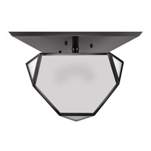 ZEEV Lighting SF50011-3-SBB - Moonbow 21" 3-Light, Architectural Semi-Flush in Satin Brass