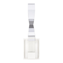ZEEV Lighting WS11310-LED-1-2x2-MW - Mamadim LED 2"x2" Single Crystal Wall Sconce in Matte White