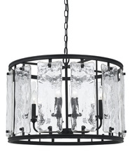 CAL Lighting FX-3650-6 - 60W X 6 Everetteglass Chandelier