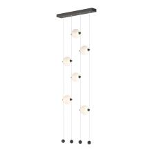 Hubbardton Forge 139055-LED-STND-14-GG0668 - Abacus 6-Light Ceiling-to-Floor LED Pendant