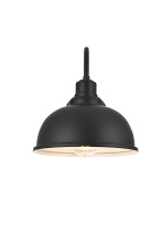 Elegant OD801W11BK - Wall Sconce W9.5"xH11"xE14" Black