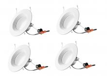Elegant RN61527RF-4PK - 6 INCH RETROFIT, 2700K , 96 degree, CRI90, ETL, 15W, 75W EQUIVALENT, 50000HRS