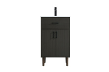 Elegant VF25020MMB - Vanity Cabinet 2Dr W20''xD19''xH34" Mocha Brown