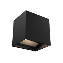 Dals LEDWALL-G-CC-BK - 4 Inch Square Directional Up/Down LED Wall Sconce CCT