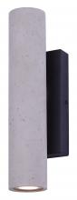 Canarm LOL518BK - RIVO, LOL518BK -G-, BK (Sand) Color, LED Outdoor Up and Down Light, Cement and Acrylic