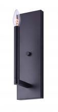 Canarm IWF1011A01BK - King 1 Light Sconce, Black Finish