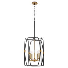 Quorum 880-5-5947 - BISHOP 23" 5LT PENDANT - MB/BRB