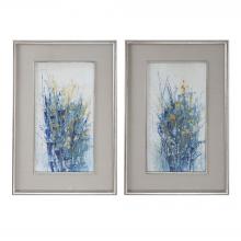 Uttermost 41558 - Uttermost Indigo Florals Framed Art Set/2