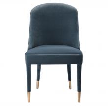 Uttermost 23556-2 - Uttermost Brie Armless Chair Blue Set Of 2