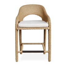 Uttermost 23933 - Uttermost Kavali Outdoor Wicker Counter Stool