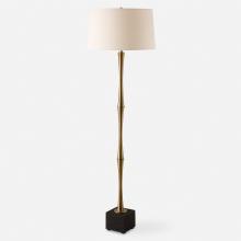 Uttermost 30416 - Uttermost Shino Antique Brass Floor Lamp