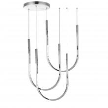 Dainolite PCR-2754LEDHP-PC - 62W Horiz Pendant, PC w/ WH Silicone Diffuser