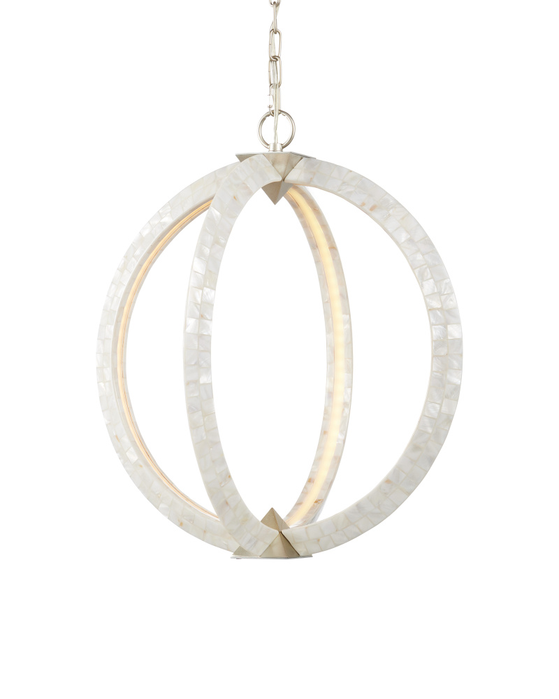 Arietta White Orb Chandelier