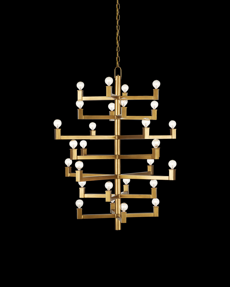 Andre Medium Brass Chandelier