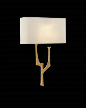 Currey 5000-0183 - Bodnant Gold Wall Sconce, Left