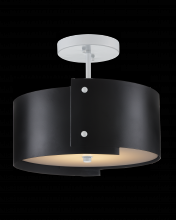 Currey 9000-0983 - Ritsu Black Semi-Flush Mount